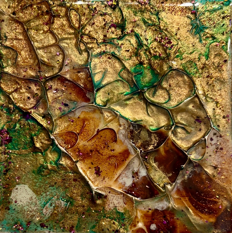 Golden Mudflats by artist Lacy Husmann